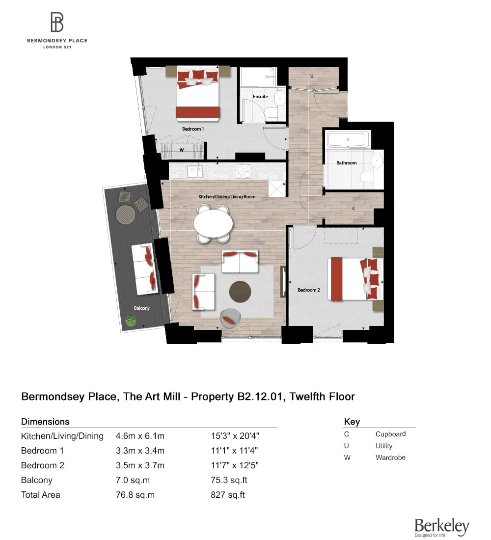 2 bedroom apartment for sale